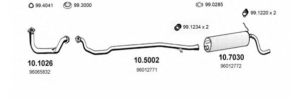 ASSO ART0559 Exhaust System